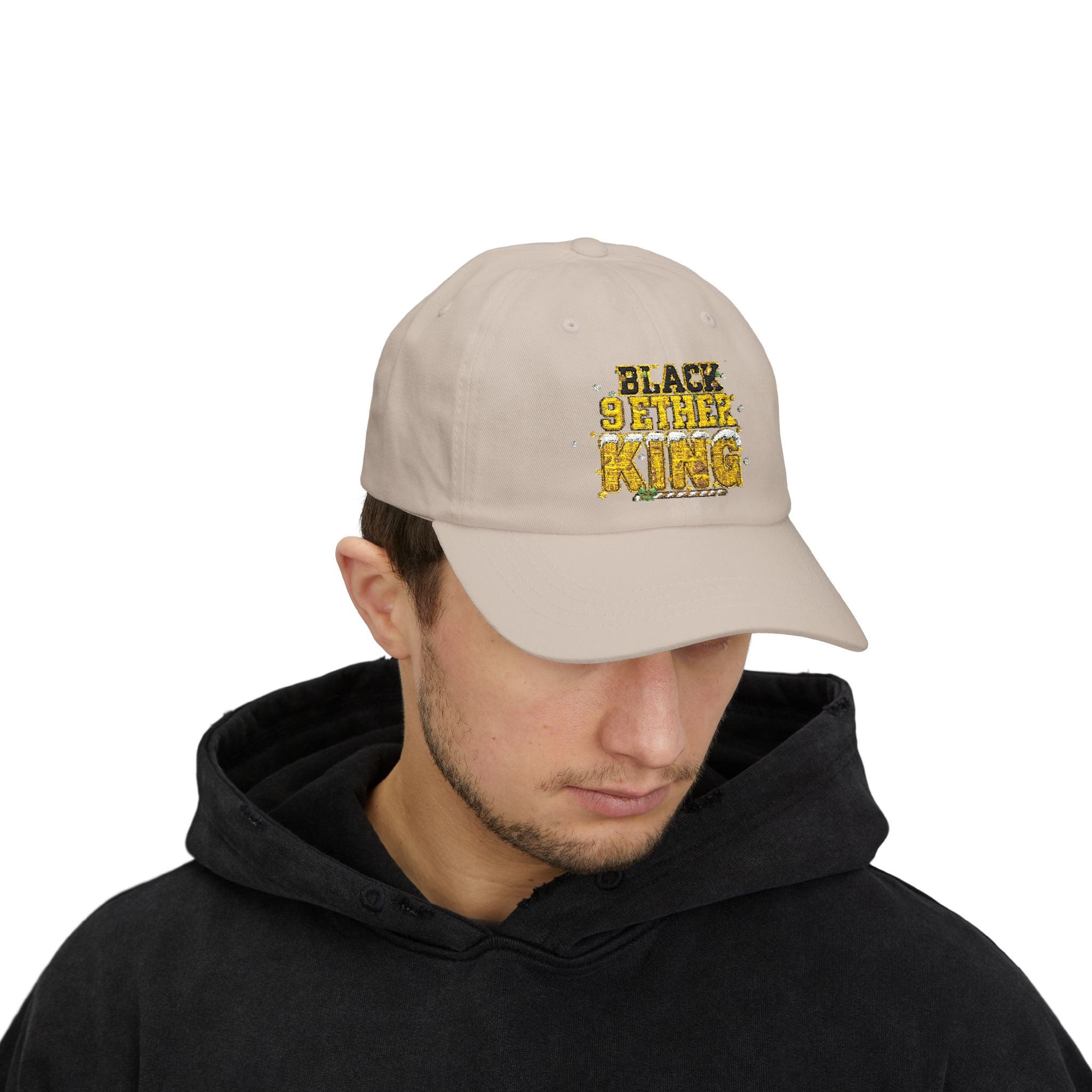 Black Father King Dad Cap — "Black Father King" Embroidered Baseball Hat