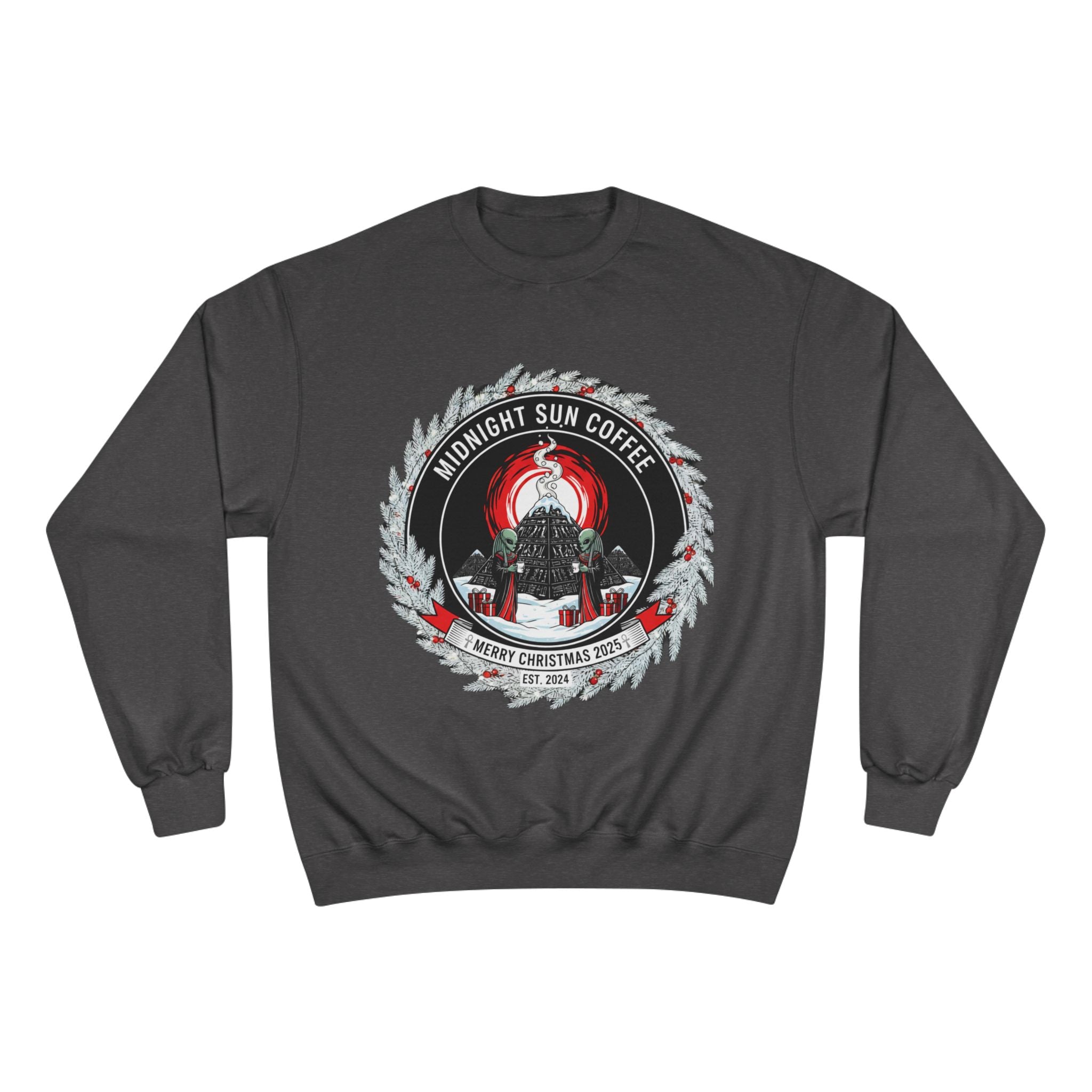 Sweatshirt — Midnight Sun Coffee Holiday Emblem