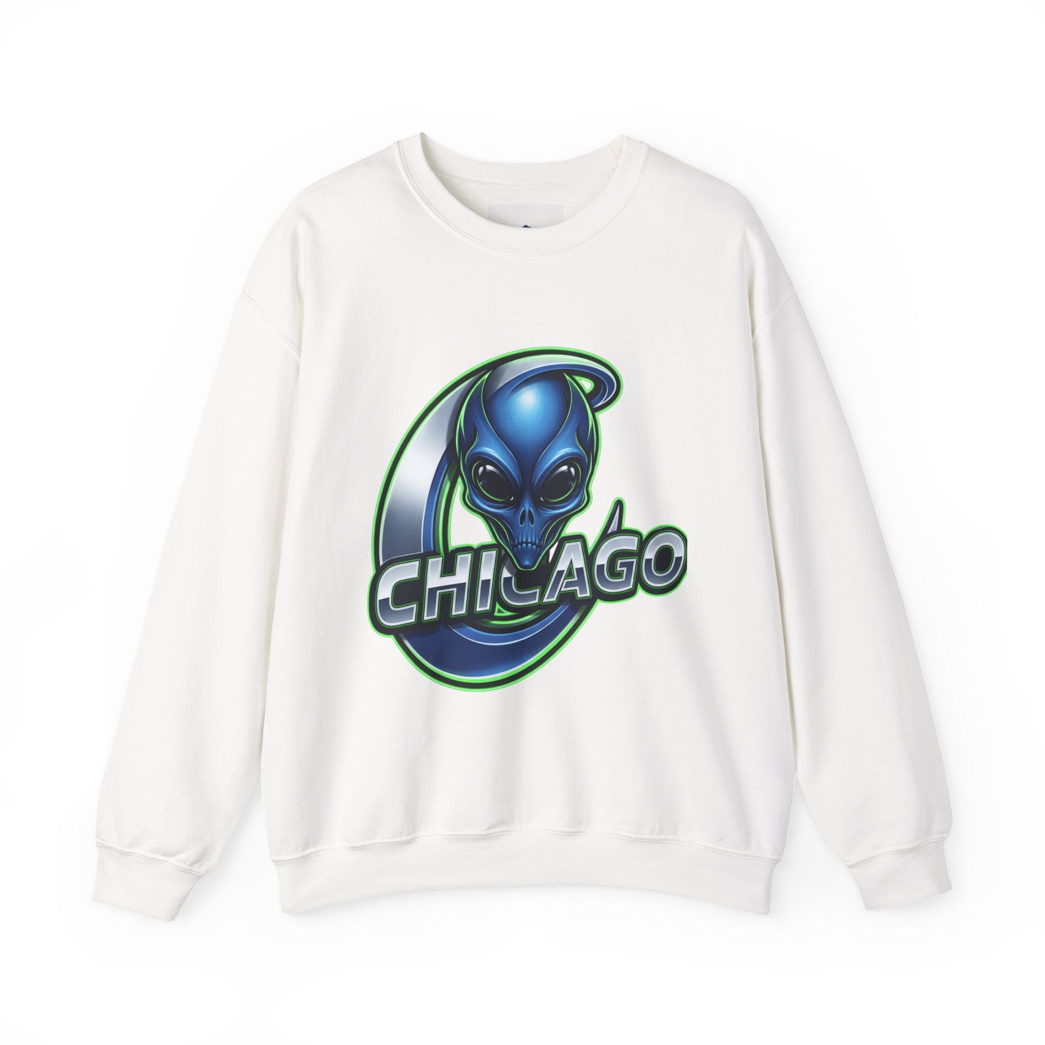 Chicago Alien Sweatshirt — Alien Graphic Crewneck