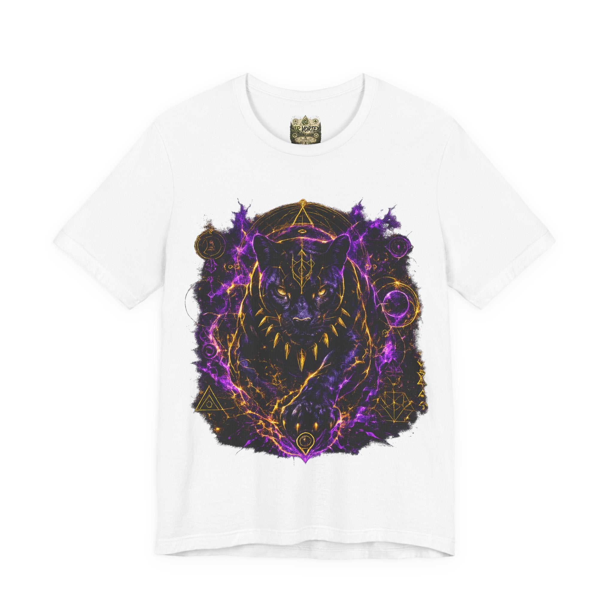 Black Panther Cosmic Guardian Tee – Sacred Geometry Streetwear | JR Vortex