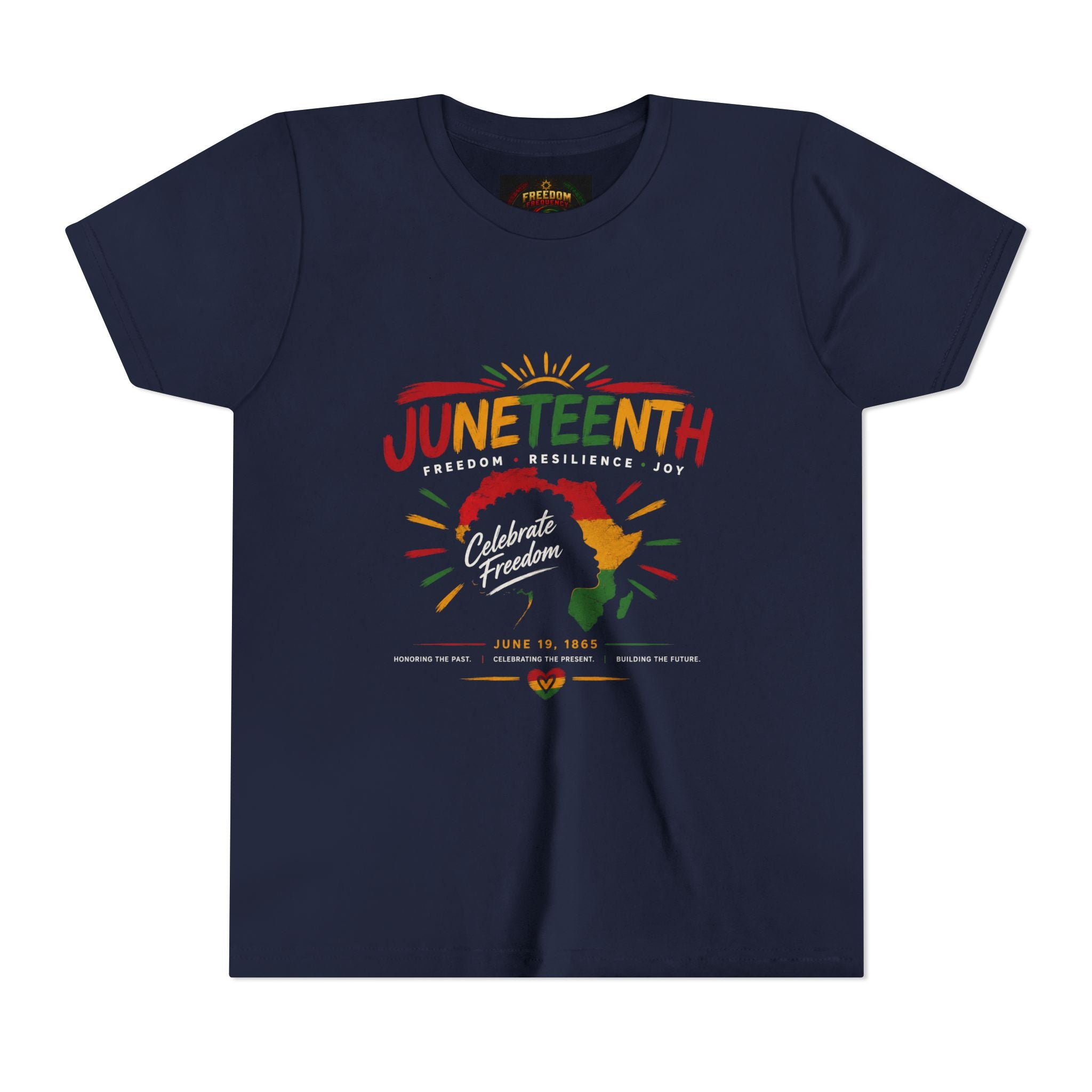 Juneteenth Youth Tee — Celebrate Freedom