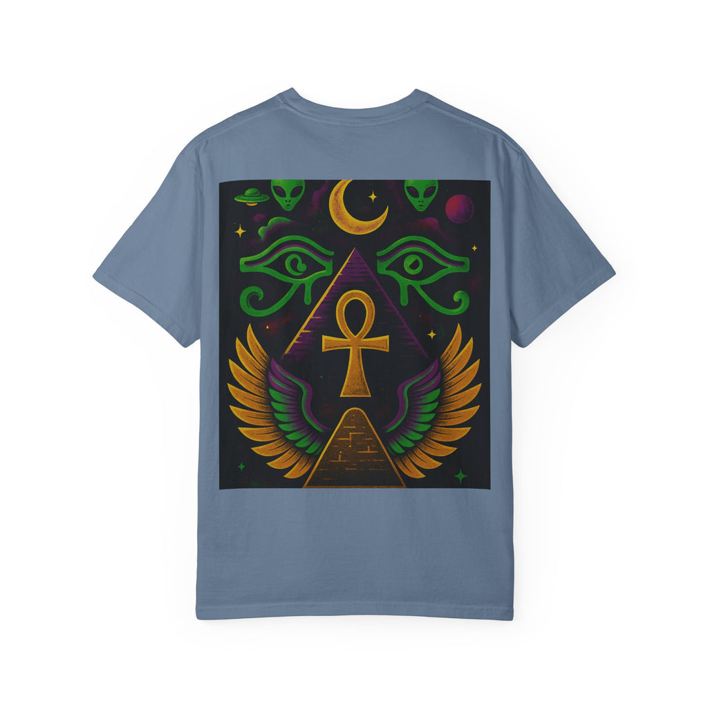 Mystical Ankh Graphic T-Shirt, Unisex Tee, Spiritual Gift, Unique Fashion, Festival Wear, Everyday Comfort
