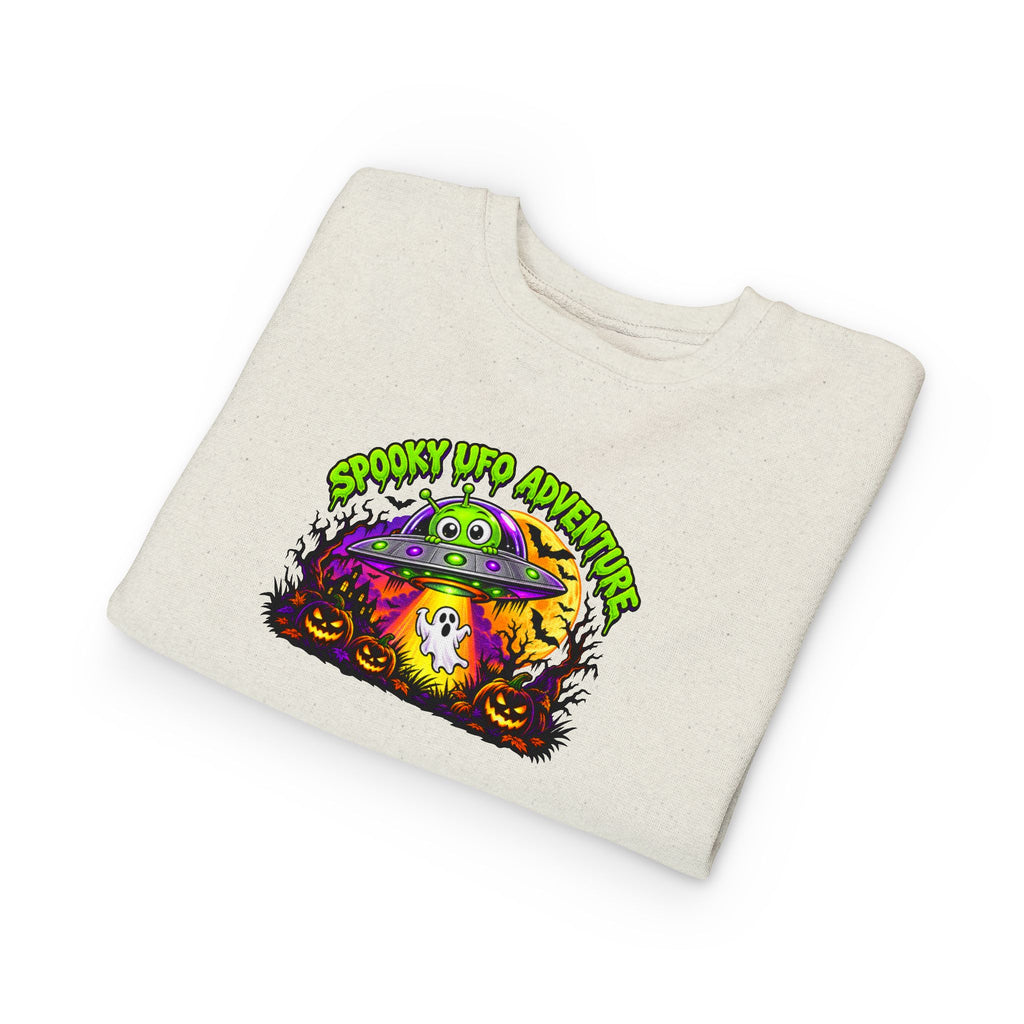 Spooky UFO Adventure Toddler Sweatshirt
