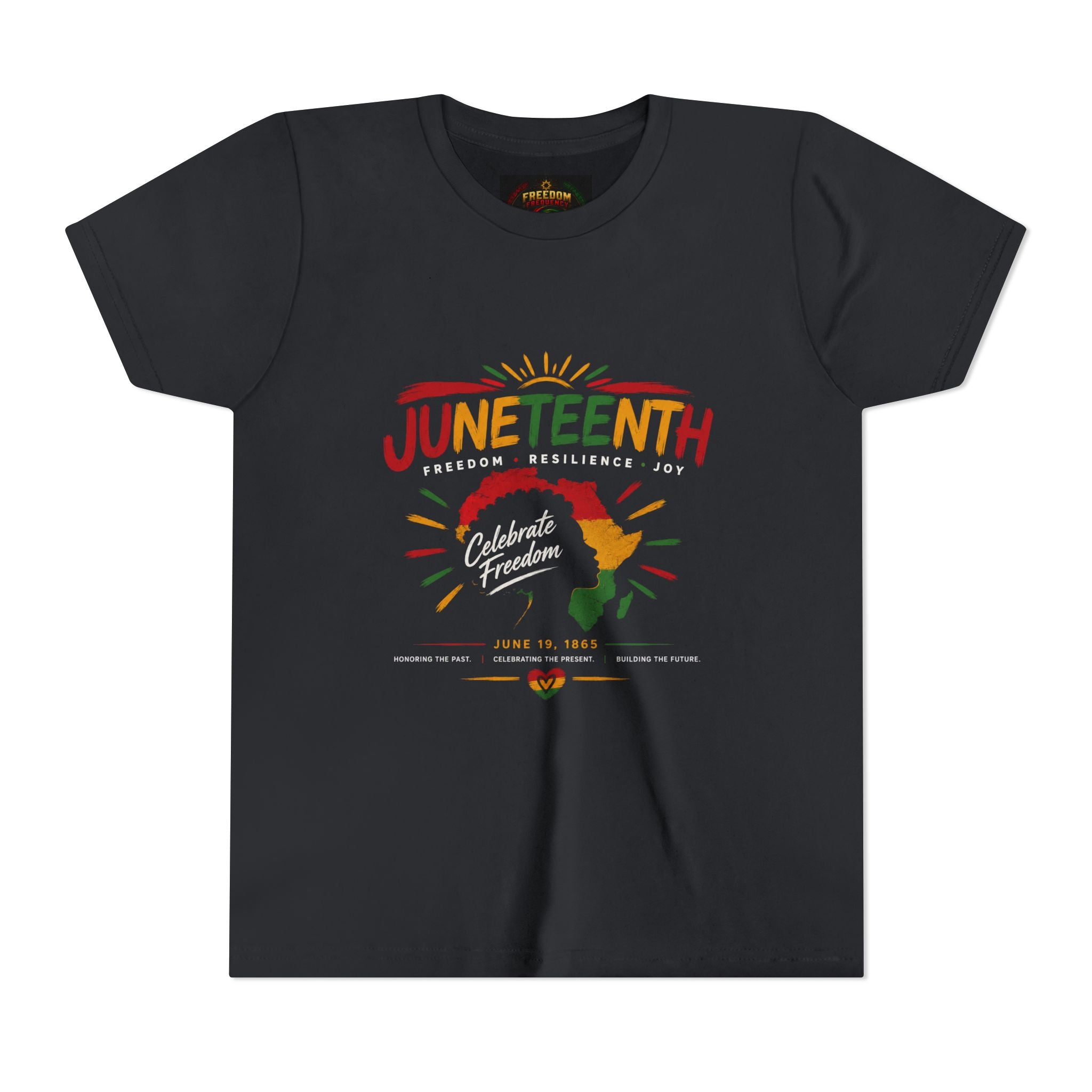 Juneteenth Youth Tee — Celebrate Freedom
