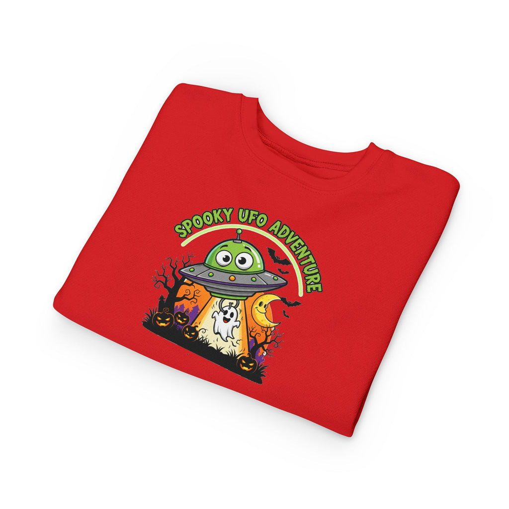 Spooky Alien Adventure Toddler Sweatshirt | Halloween Costume, Kids' Sweatshirt, Fun Apparel, Trick or Treat, Toddler Outfit
