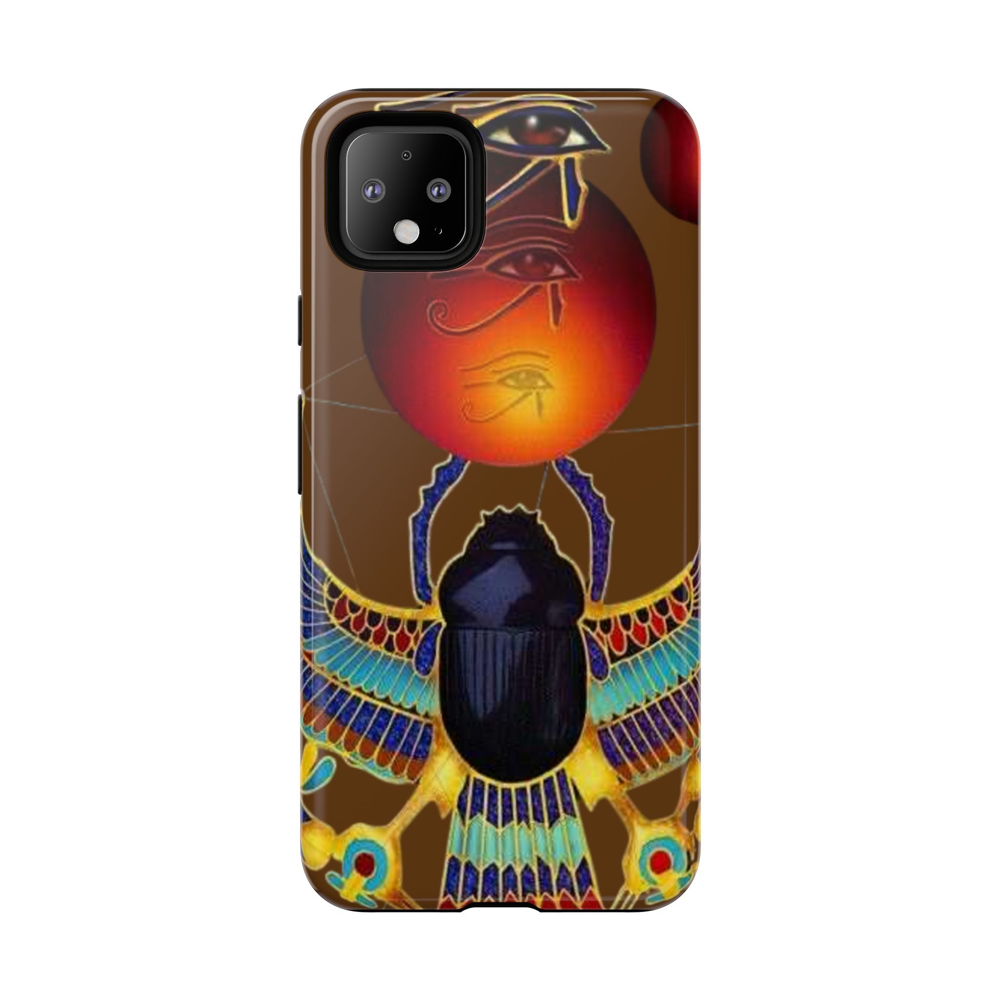 Egyptian Scarab Phone Case | Tough Cases for Unique Style, Protective Cases, Artistic Phone Covers, Gifts for Art Lovers