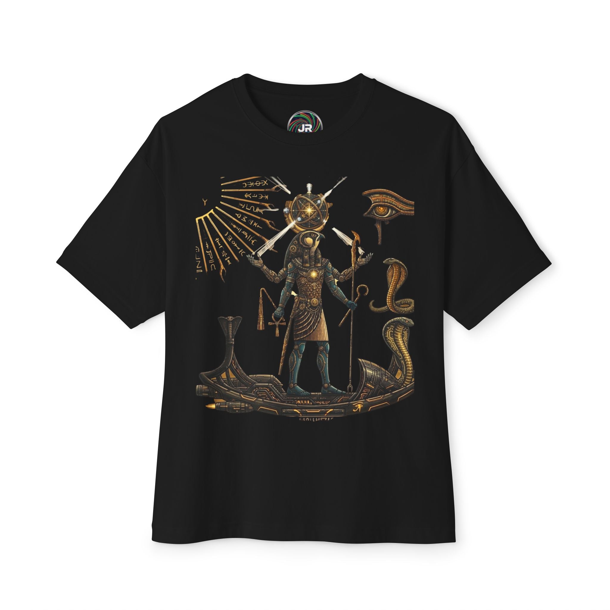 Ra Rising Oversized Tee — Ancient Egyptian God