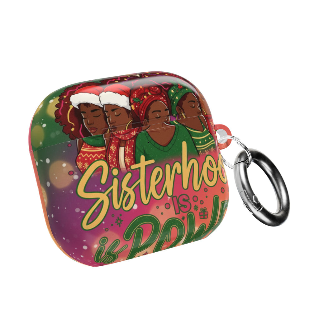 AirPod Case — "Sisterhood Is Power" Holiday African American Women Design🎁
