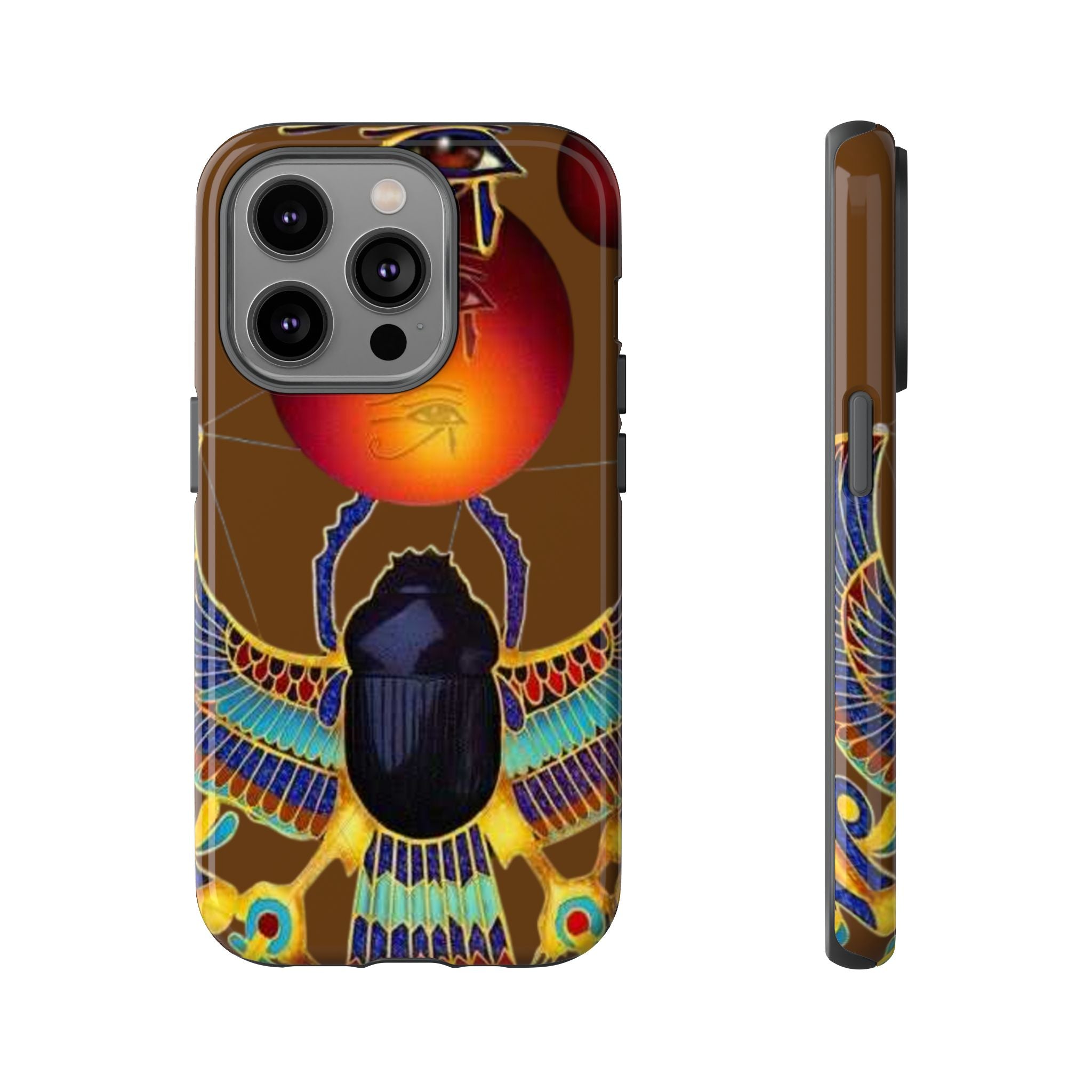 Egyptian Scarab Phone Case | Tough Cases for Unique Style, Protective Cases, Artistic Phone Covers, Gifts for Art Lovers