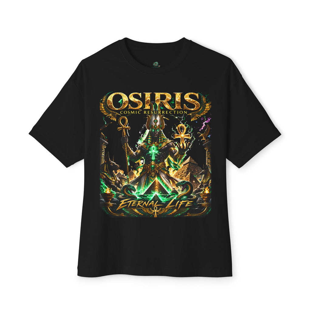 Osiris Cosmic Resurrection Tee — Eternal Life Egyptian God