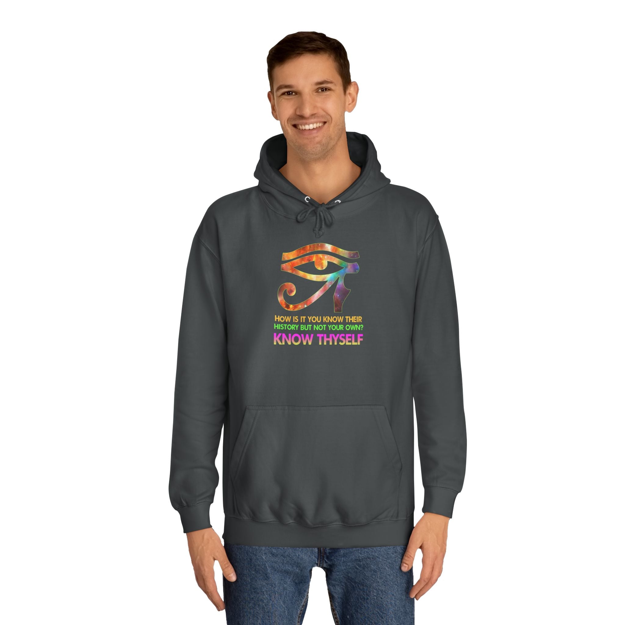 Know Thyself Hoodie — Inspirational College Sweatshirt