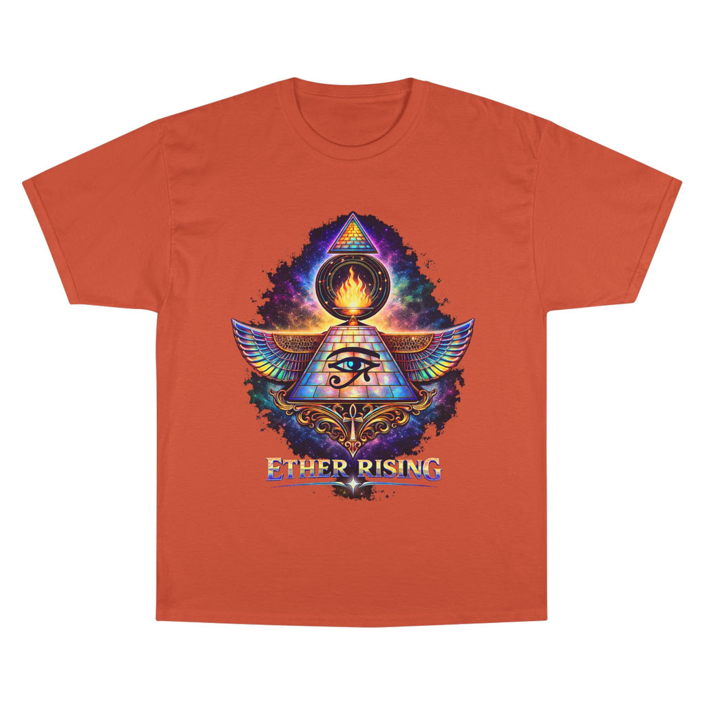 Ether Rising T-Shirt — Mystic All-Seeing Eye Graphic Tee Printify
