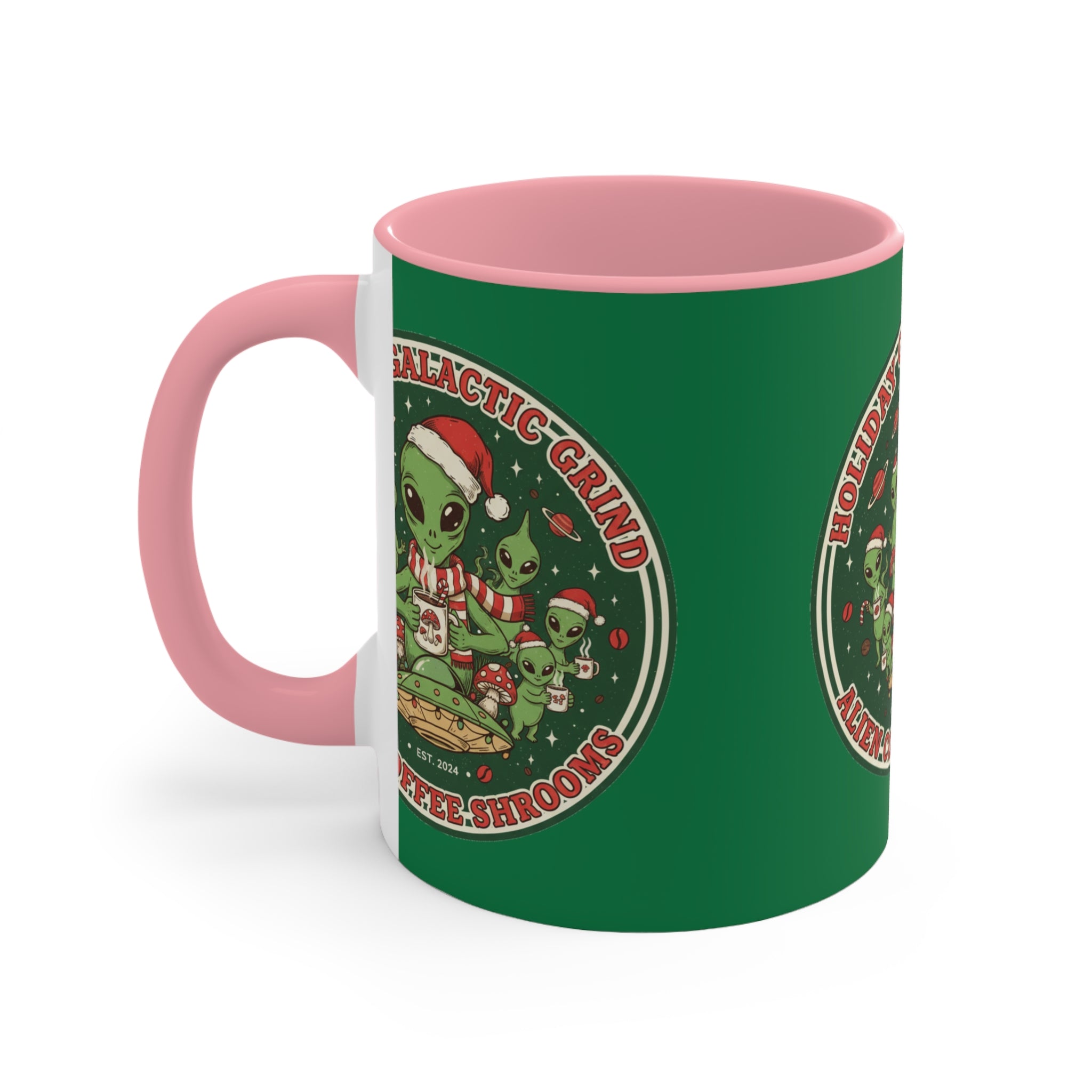 Custom Two Tone Accent Mugs in 11oz and 15oz Available in Three Colors Durable Ceramic Microwave and Dishwasher Safe