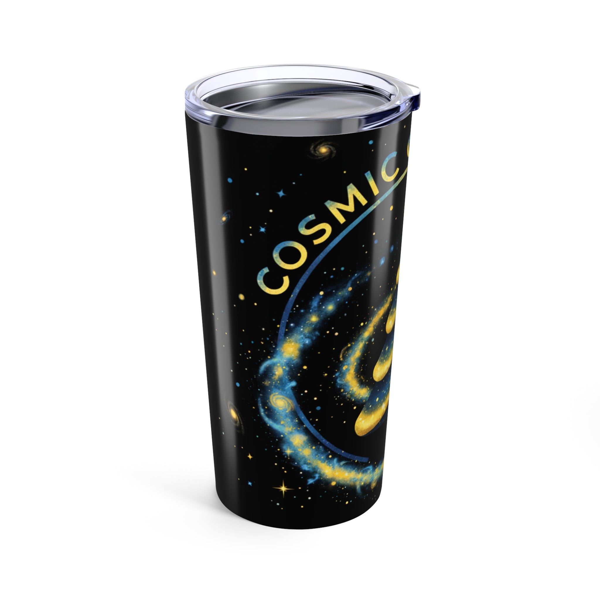 Christmas Tree 20oz Tumbler - Festive Blue & Gold Holiday Travel Cup❄️