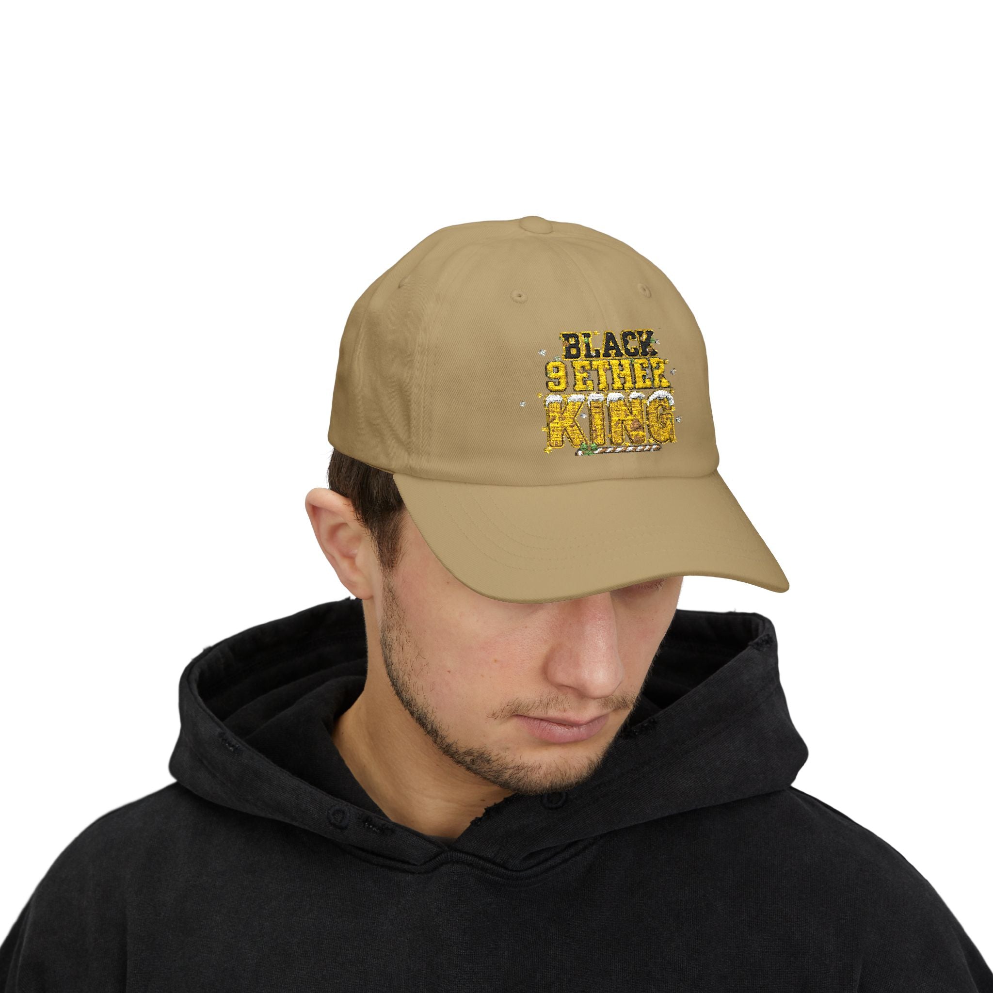 Black Father King Dad Cap — "Black Father King" Embroidered Baseball Hat