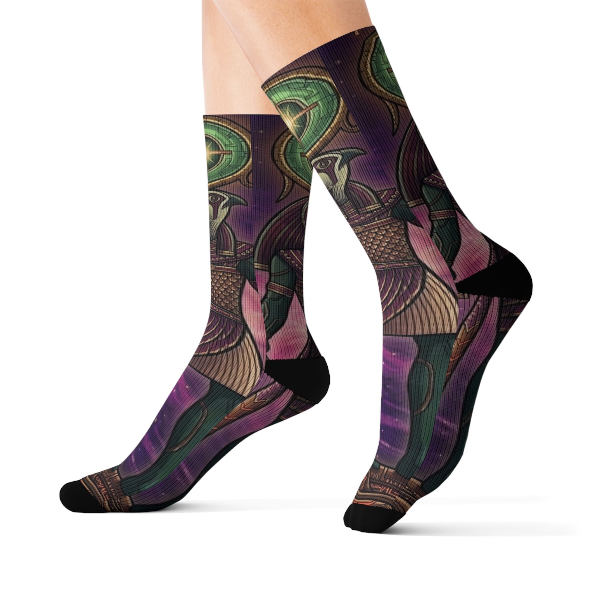 Ancient Frequency Socks-Mystic Purple