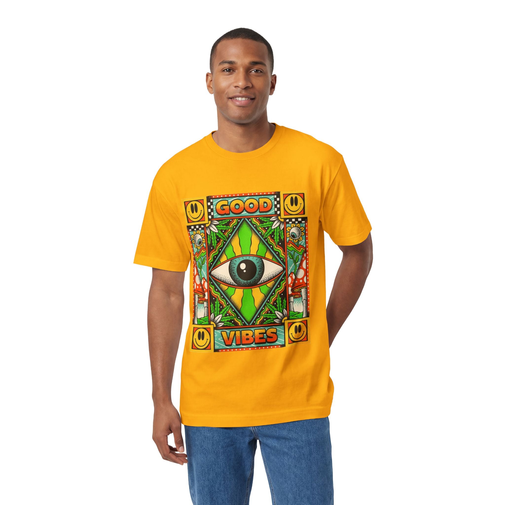 GOOD VIBES FREQUENCY TEE 👁️🌀