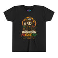 Mushroom Frequency Youth Tee — Playful Peace Sign Graphic