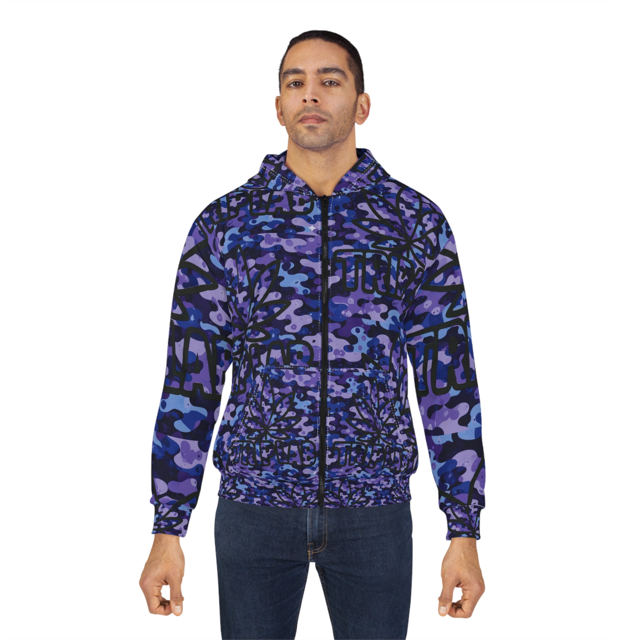 Blueberry Trip Lab Zip Hoodie