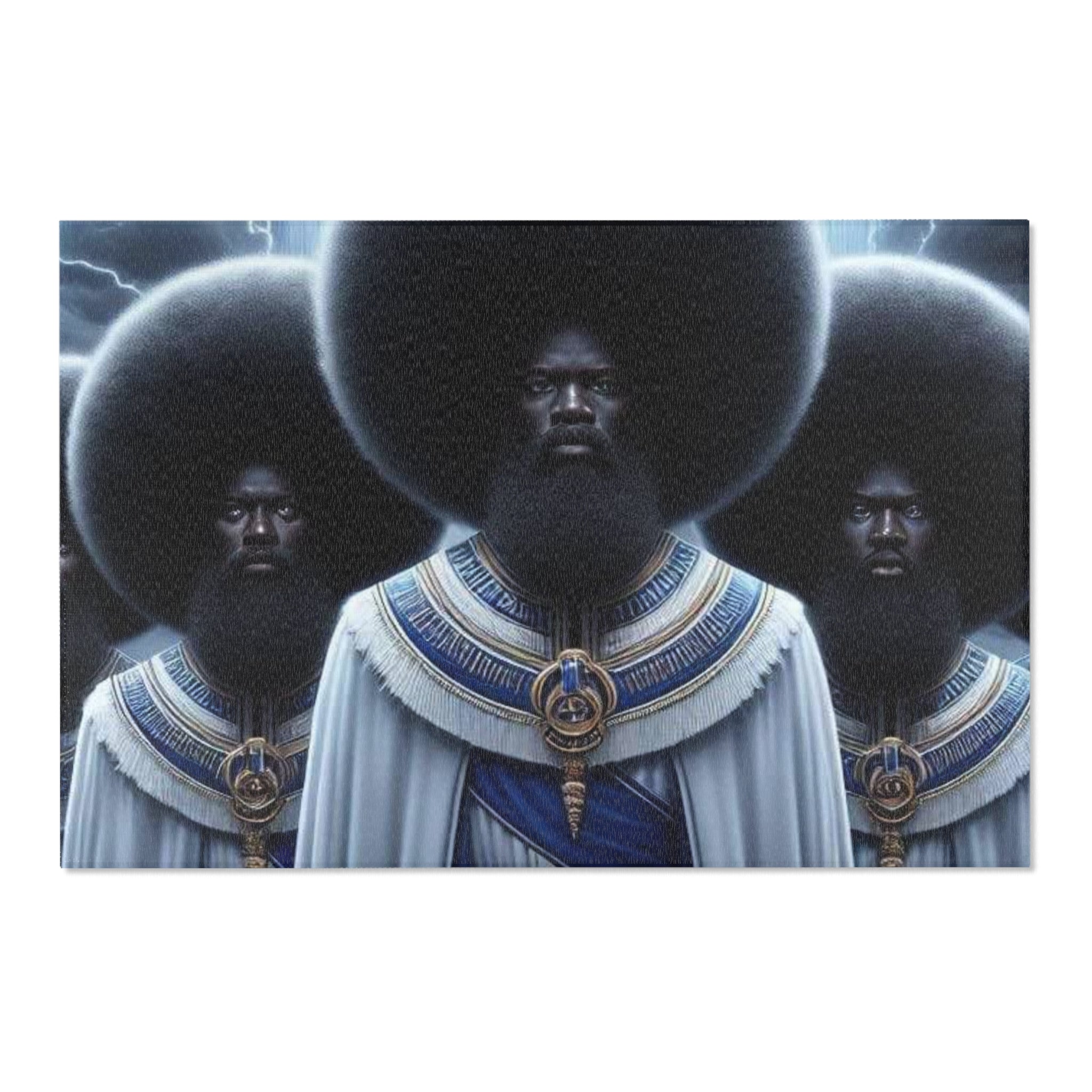 Ascended Beings Rug — Cosmic Ancestral Energy Decor
