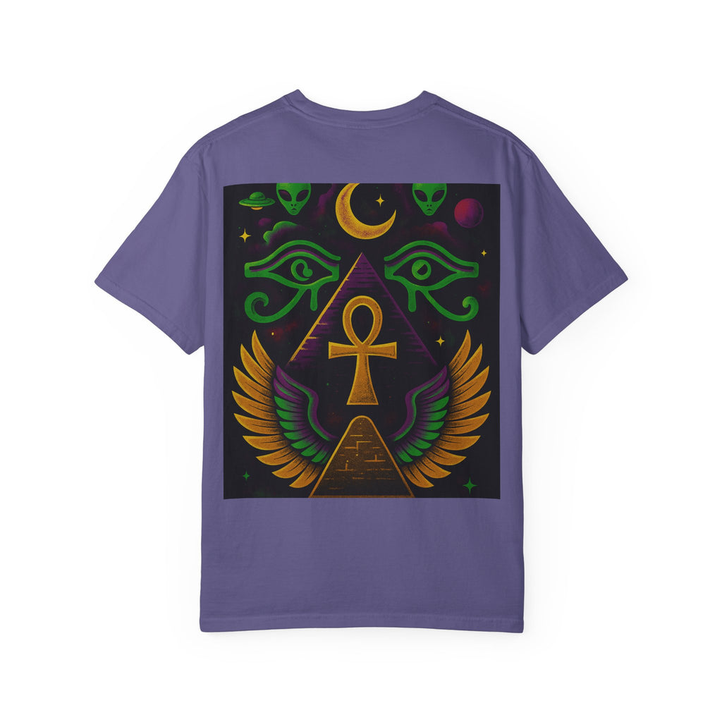 Mystical Ankh Graphic T-Shirt, Unisex Tee, Spiritual Gift, Unique Fashion, Festival Wear, Everyday Comfort