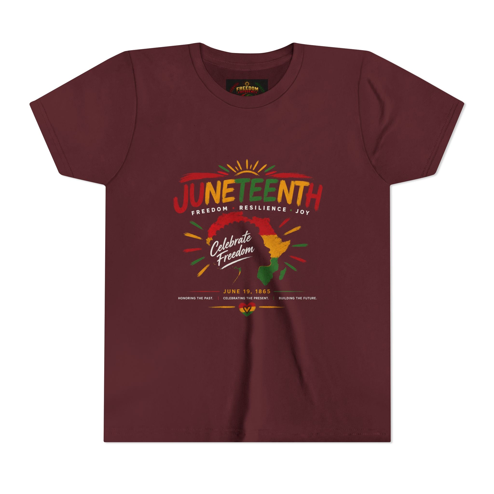 Juneteenth Youth Tee — Celebrate Freedom