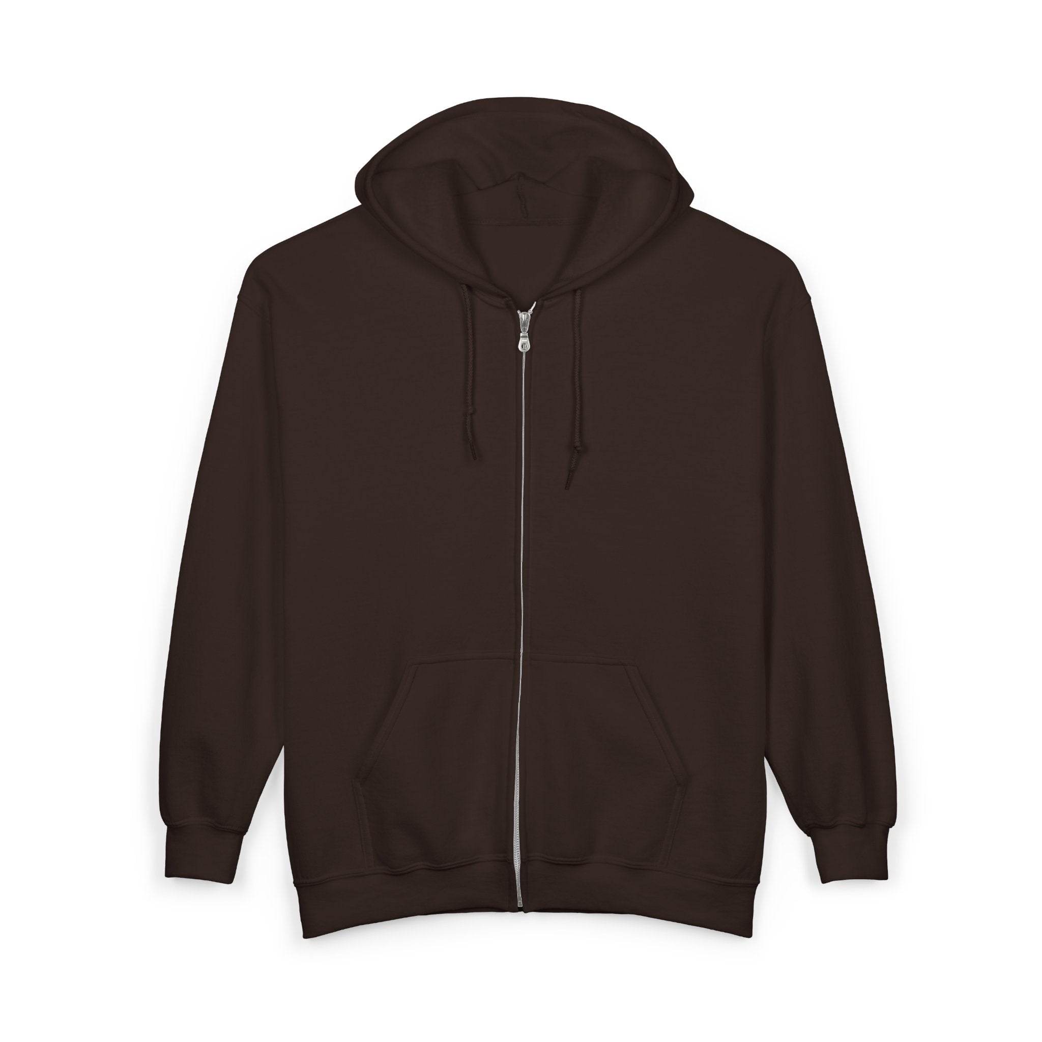 Illuminated Skull Zip Hoodie — All-Seeing Eye Graphic Back Printify