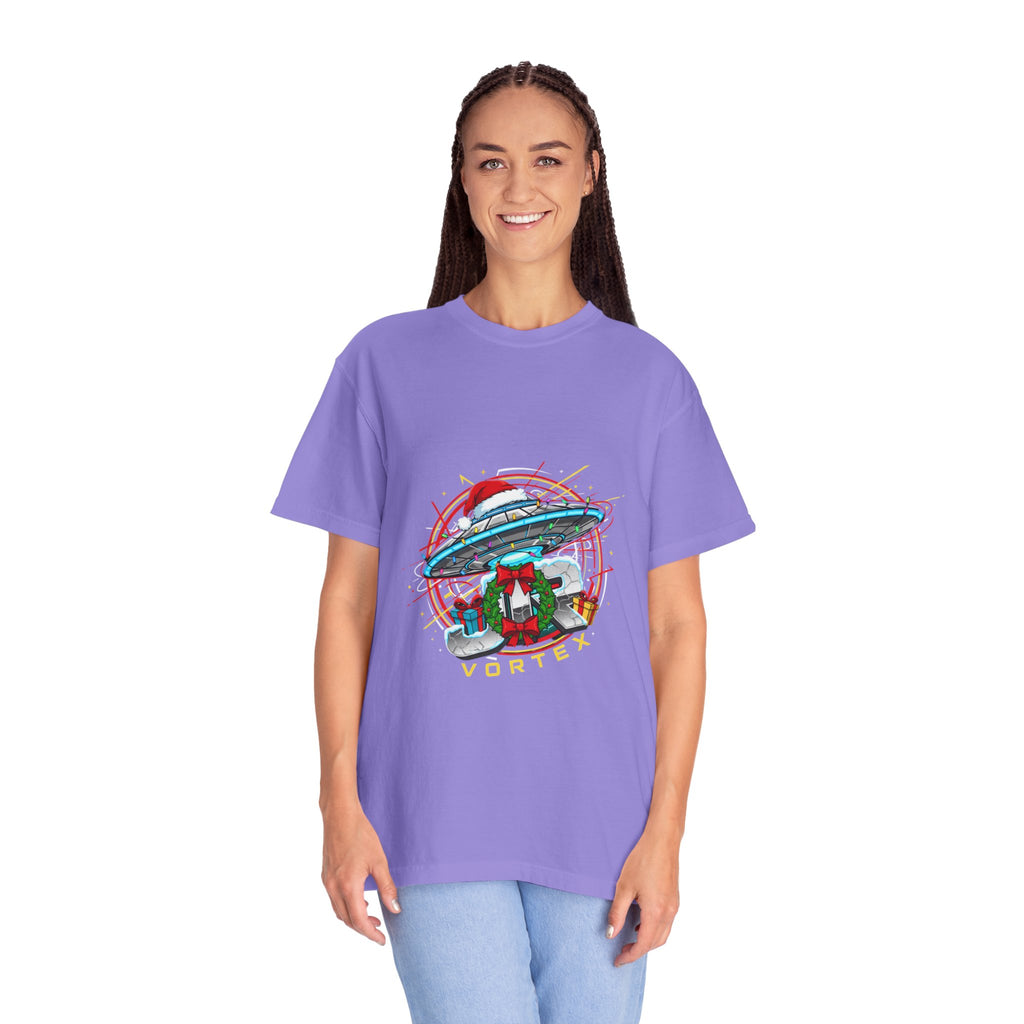 UFO Vacation Tee — Retro Alien Abduction Graphic T-Shirt