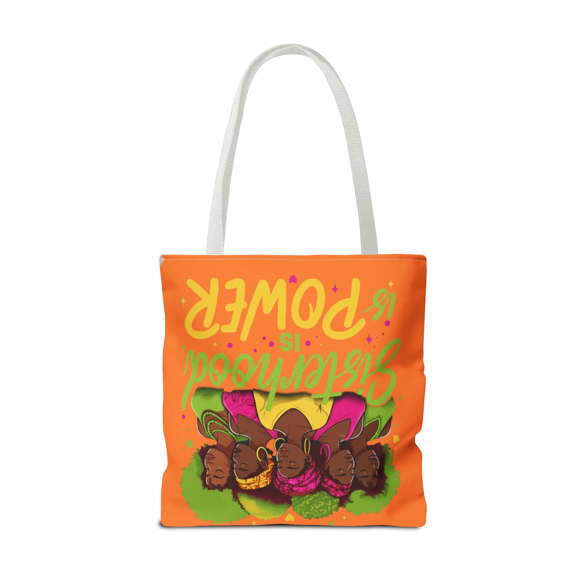 Sisterhood is Power — Tote Bag (AOP) — Orange