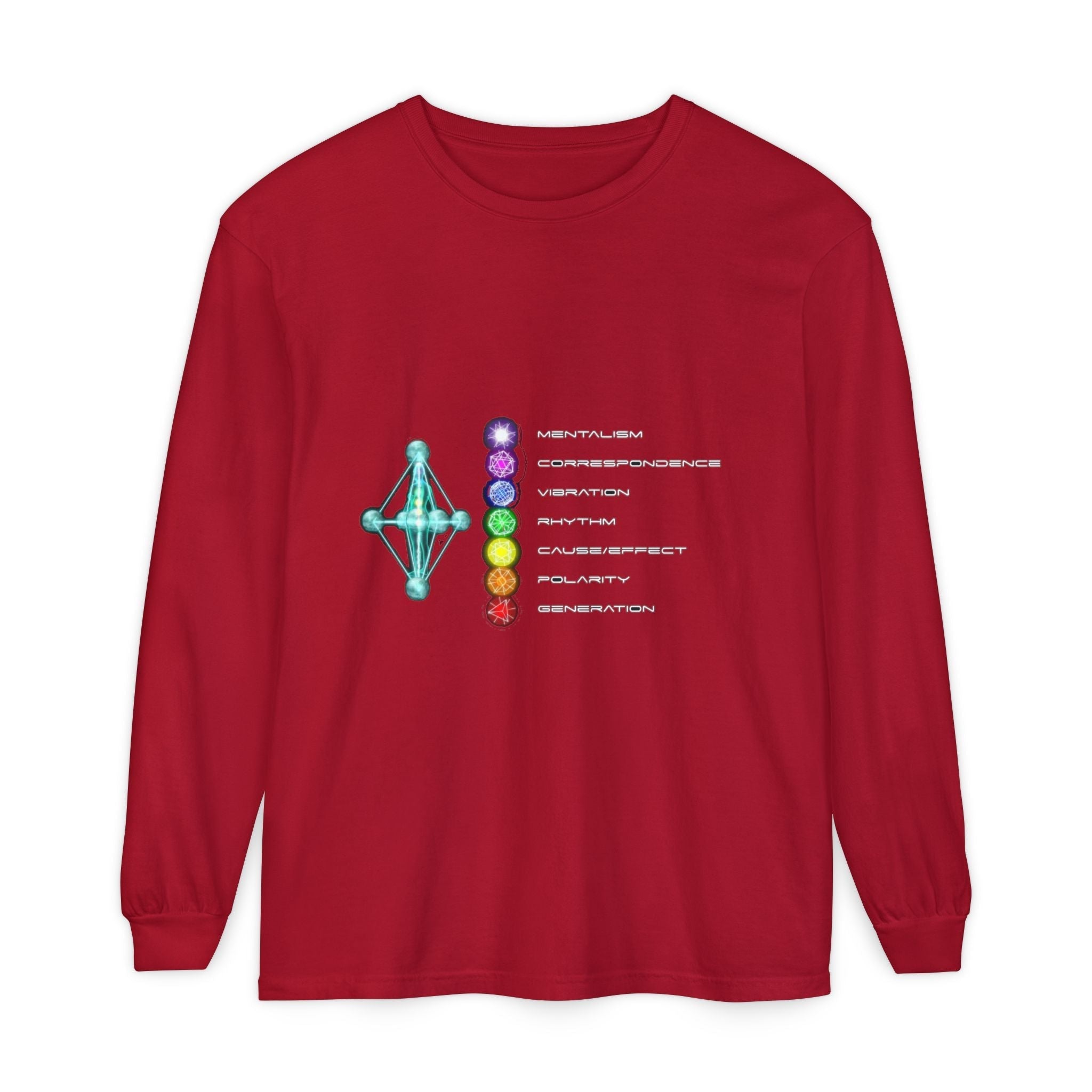 7 Hermetic Principles Long Sleeve | Ether Soulwear Collection Printify