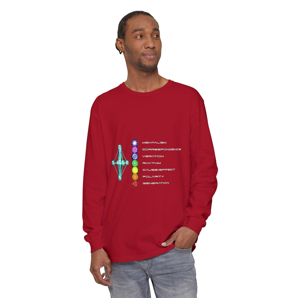 7 Hermetic Principles Long Sleeve | Ether Soulwear Collection Printify