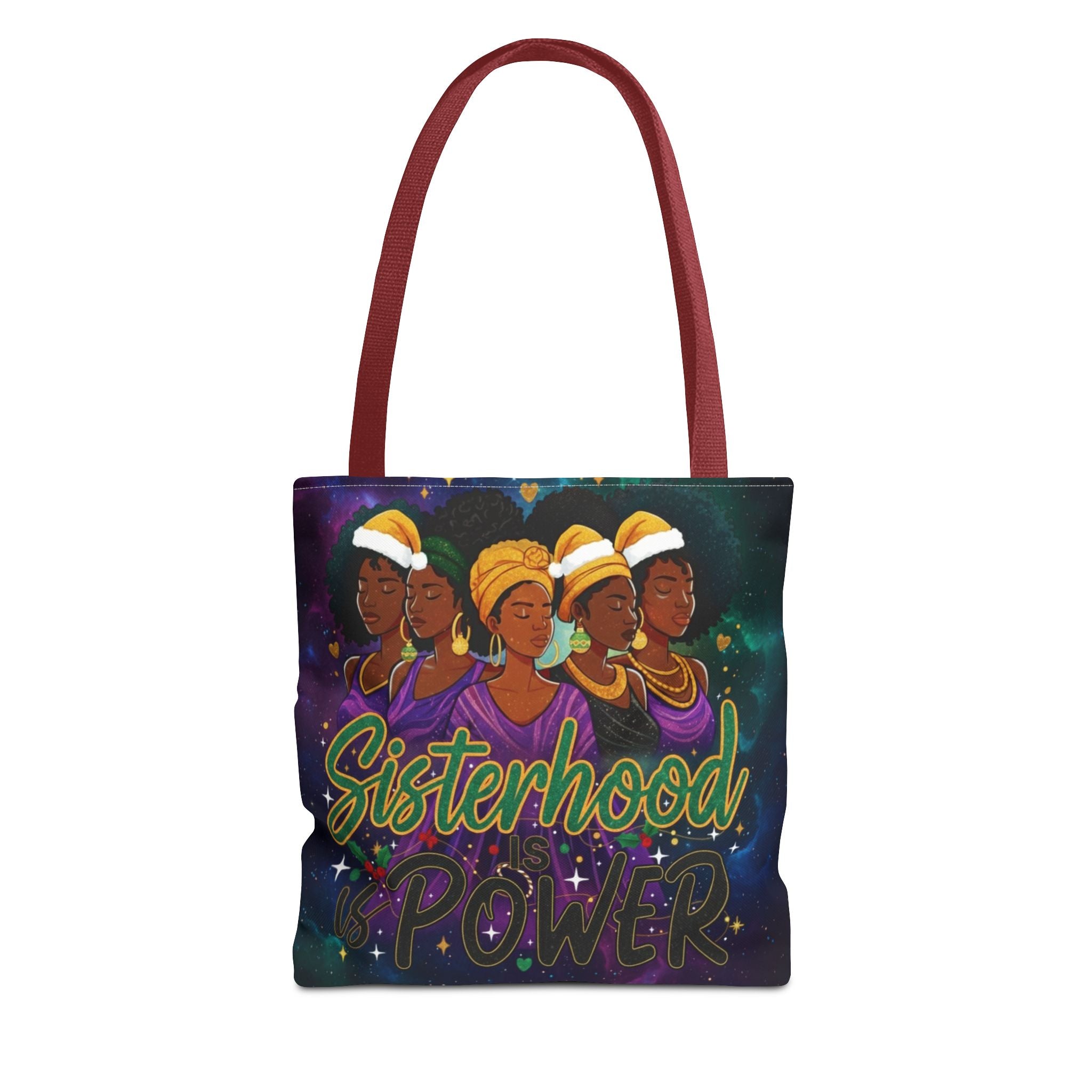 Sisterhood Power Tote Bag – Afrocentric Women Unity Canvas Tote