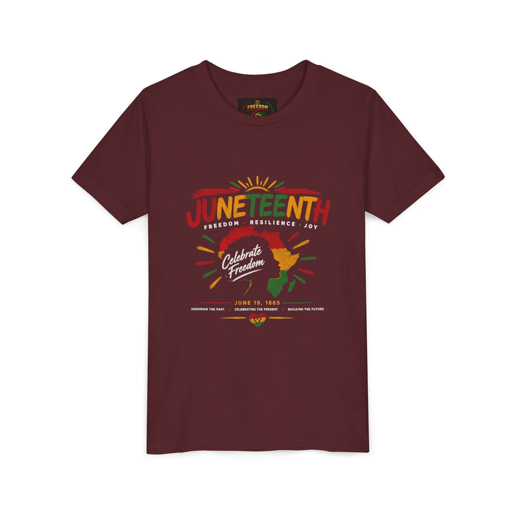 Juneteenth Youth Tee — Celebrate Freedom