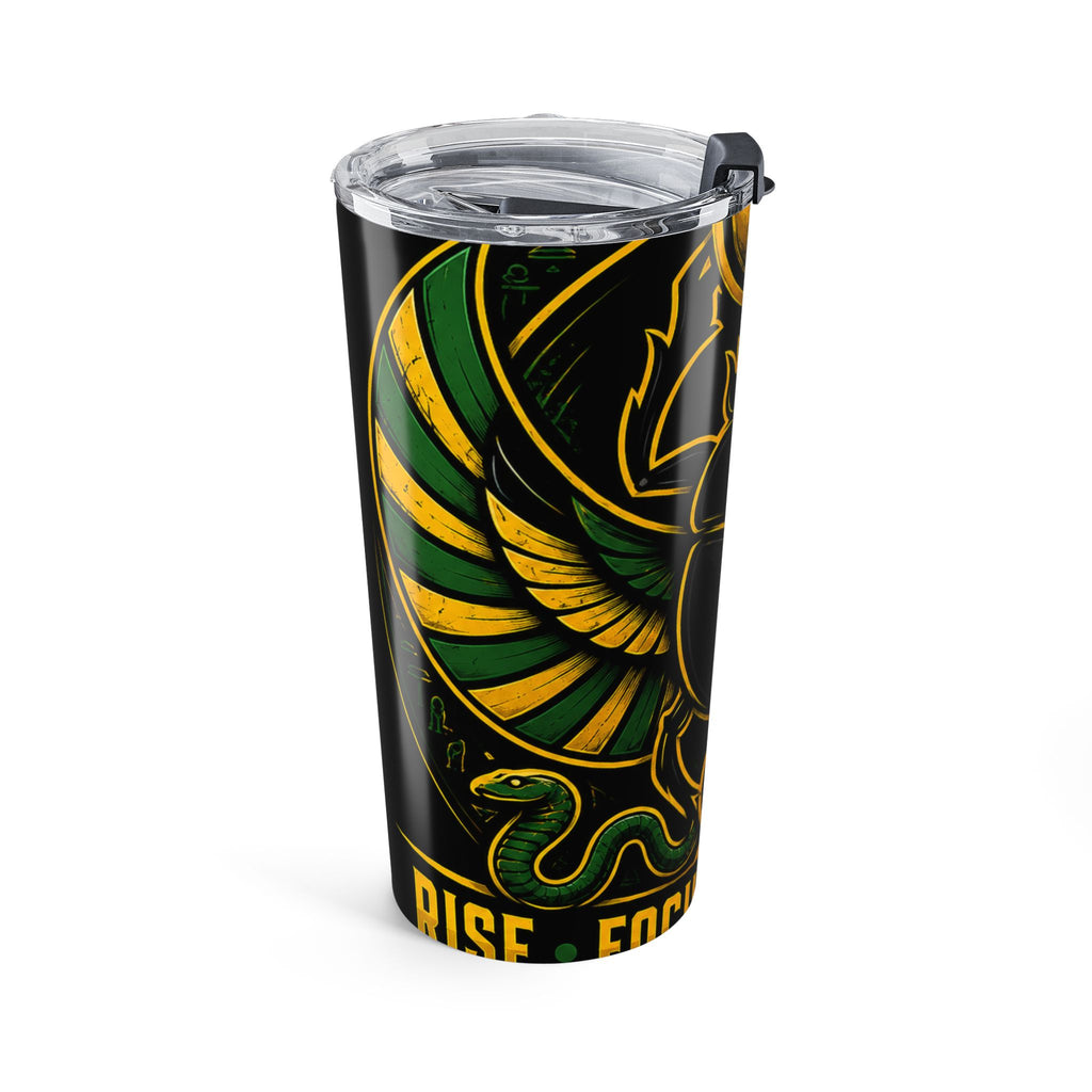 Scarab Beetle 20oz Tumbler – Egyptian Gold & Green Travel Cup