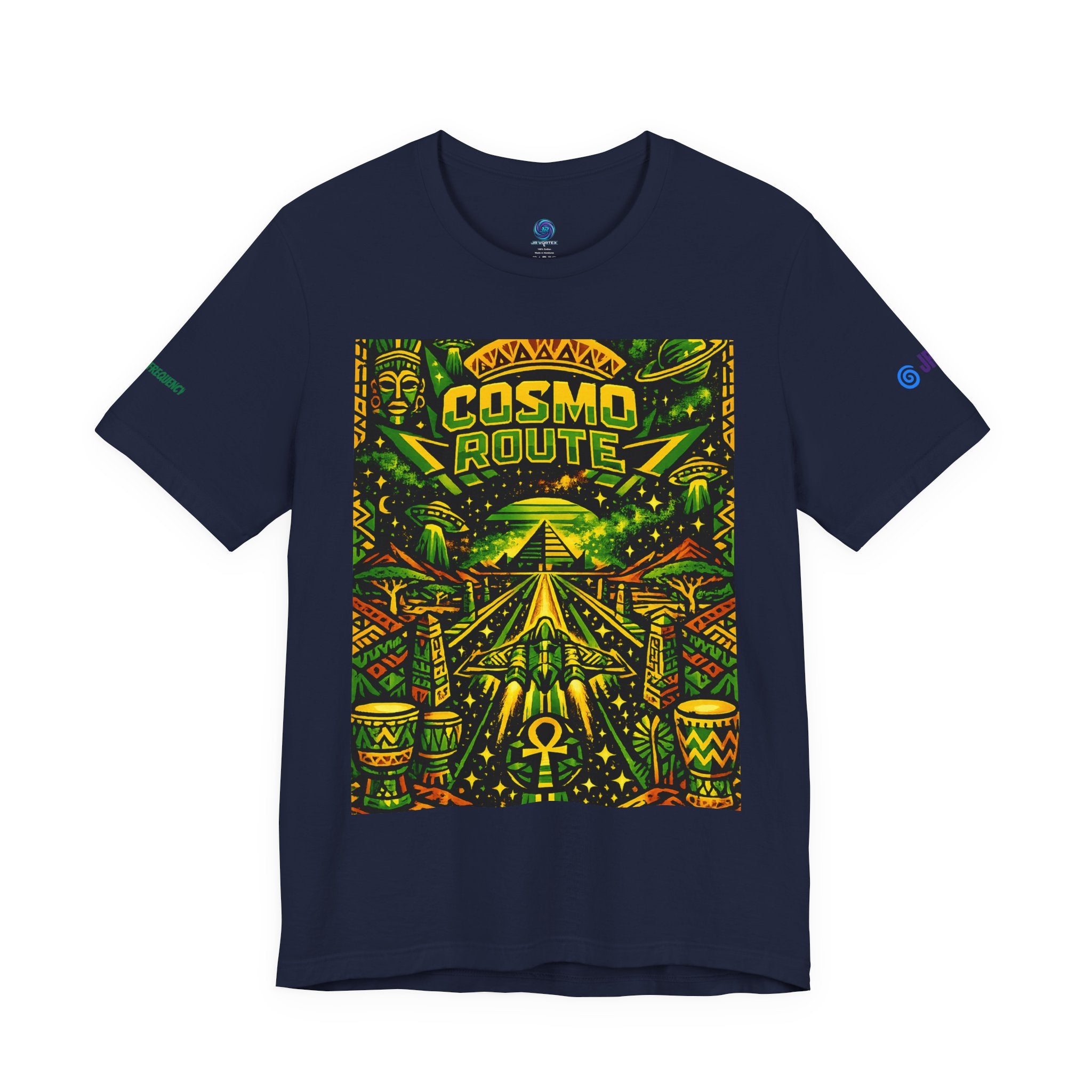Cosmo Route / Ether Rising  ✅️✅️✅️ Tee — Cosmic Roots Collection Printify