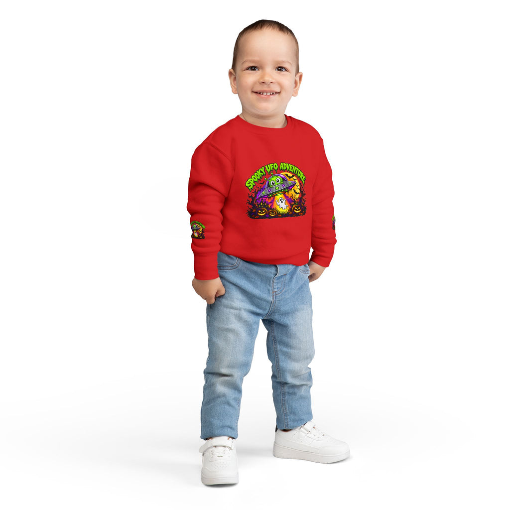 Spooky UFO Adventure Toddler Sweatshirt