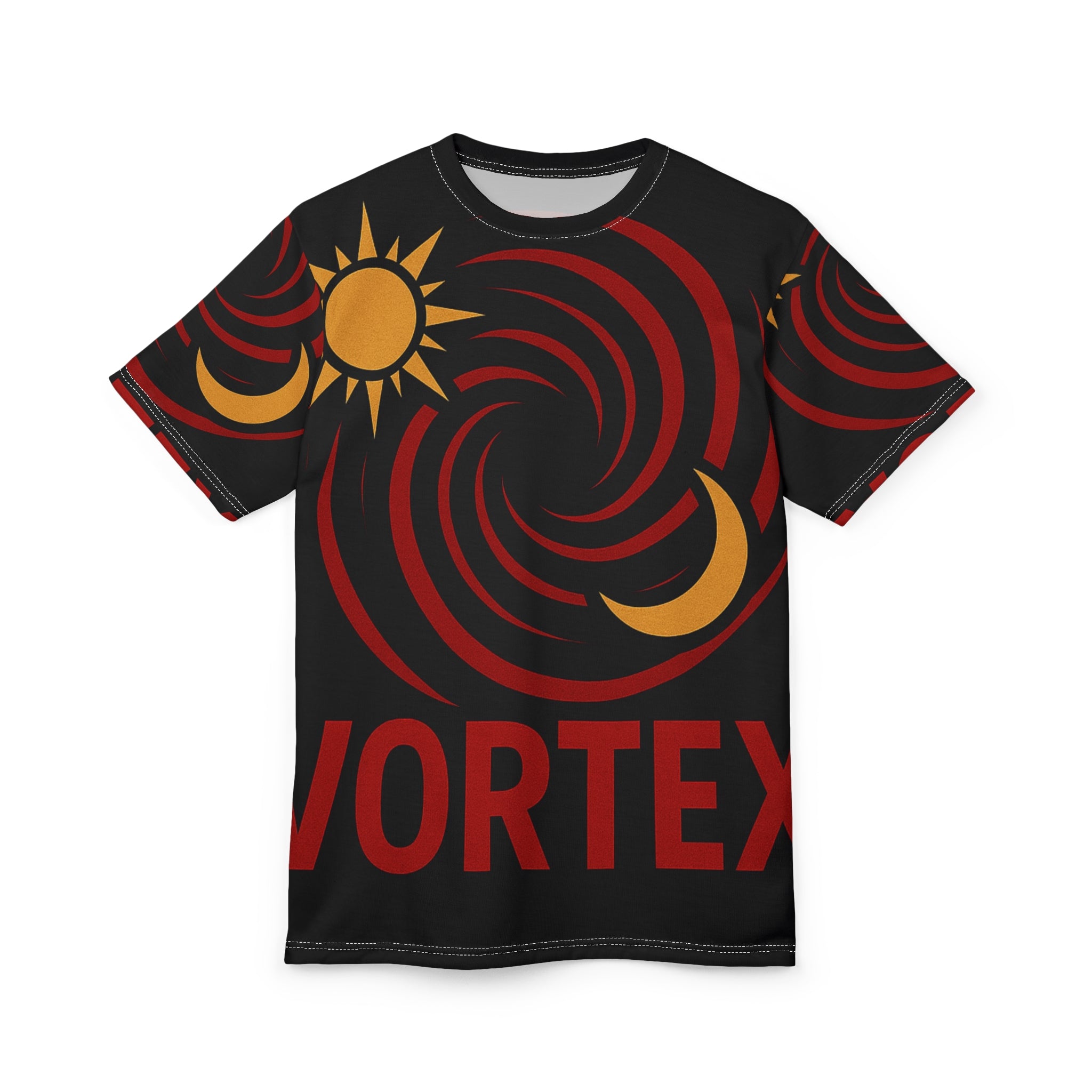 Vortex Unisex Cut & Sew Tee🔖 - Spirited Graphic T-Shirt for Festivals, Casual Wear, Gift for Friends, Summer Fun, Unisex Fashion