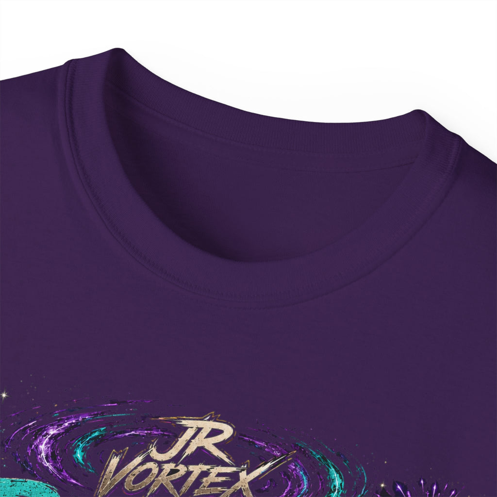 Route 66 Cosmic Highway Tee – JR Vortex UFO Neon Graphic T-Shirt