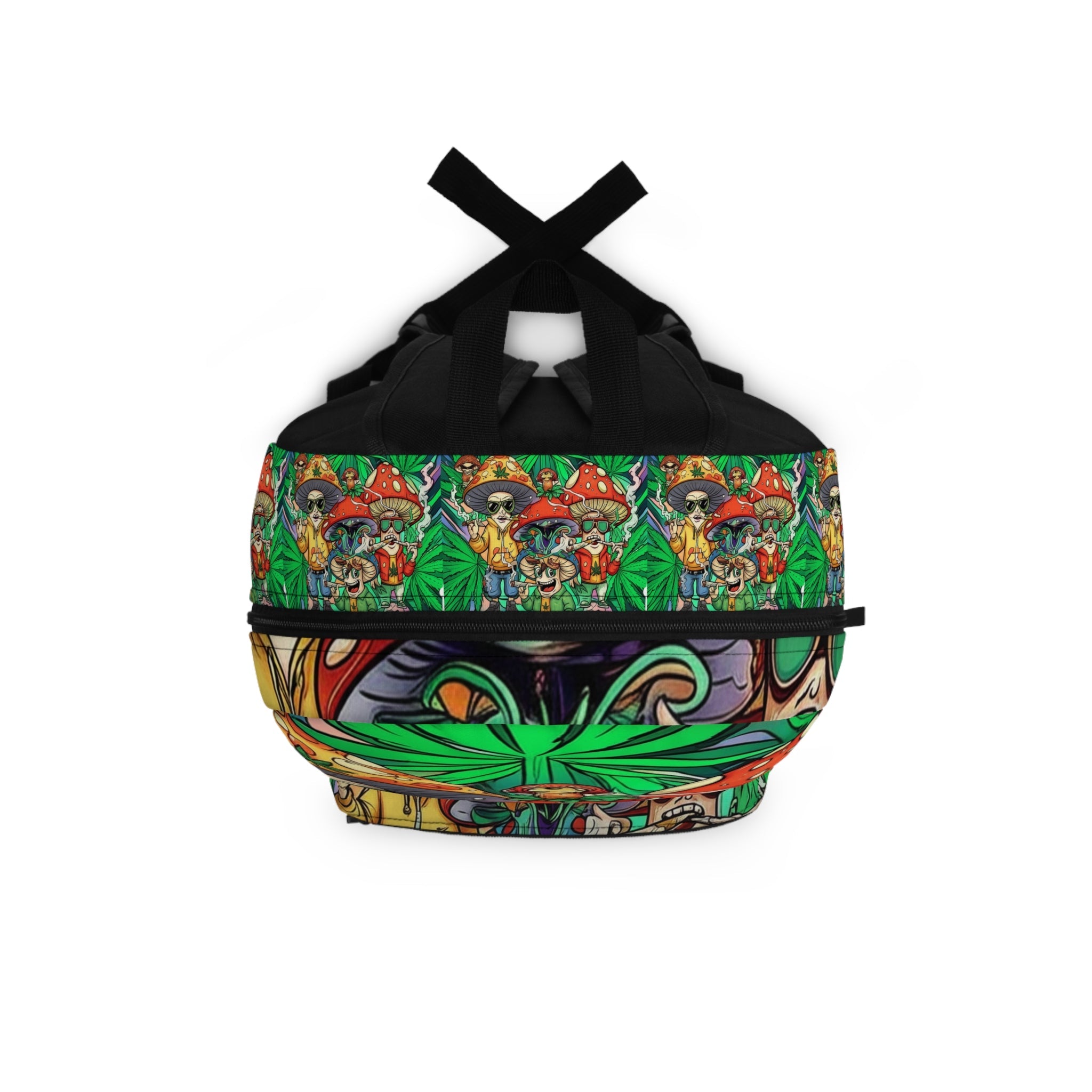 Colorful Psychedelic Backpack — Funky Art Festival Travel Bag Printify
