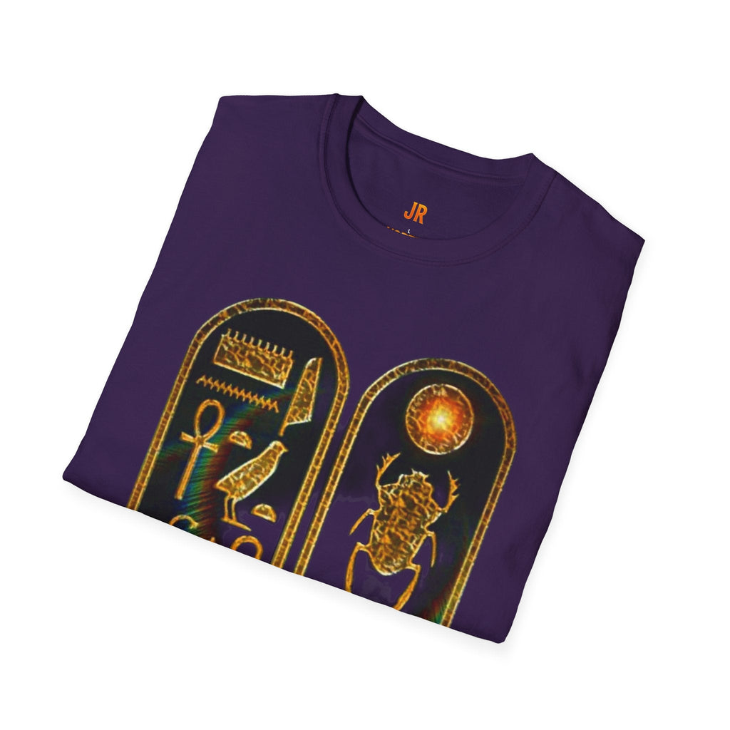Vintage Egyptian Art Unisex Softstyle T-Shirt - Retro Graphic Tee, Unisex Casual Wear, Unique Gift for History Lovers, Summer Essential Printify