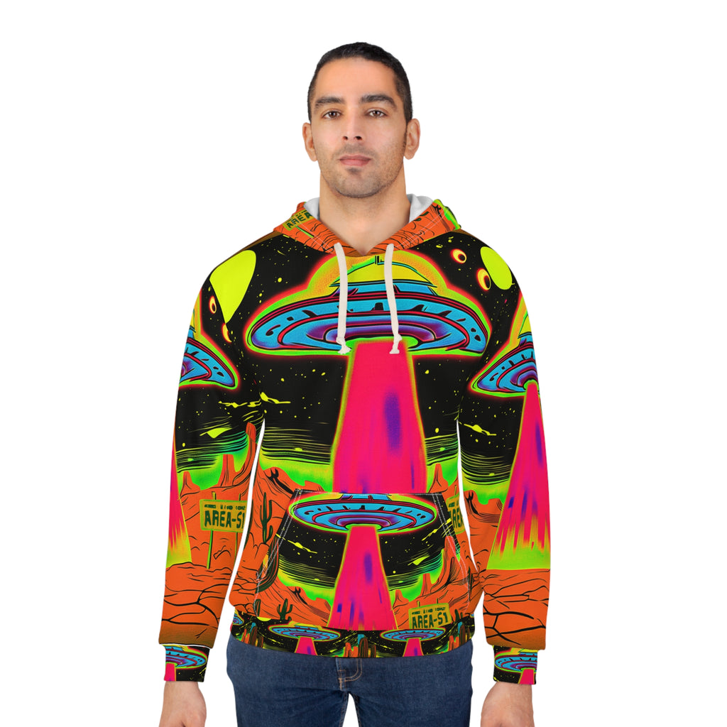 Area 51 UFO Hoodie — Alien Abduction Pullover
