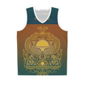 Egyptian Sun God Basketball Jersey — 'Sun God: Protection & Creation' All-Over Print Printify