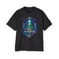 Alien Vortex Graphic Tee — Men’s Oversized UFO T-Shirt Printify