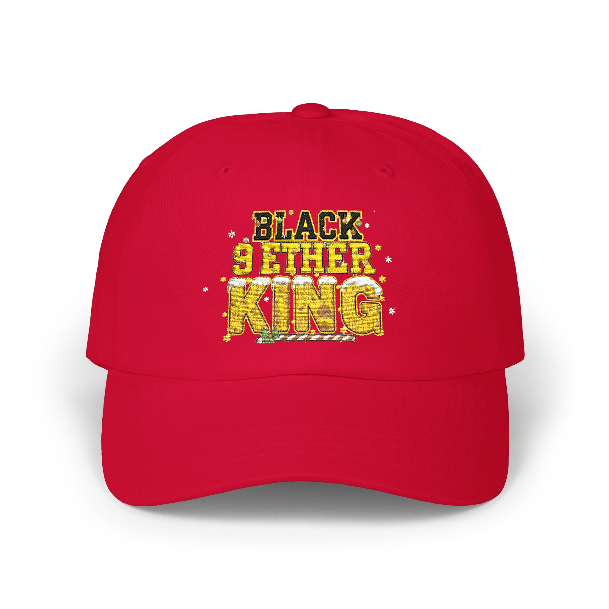 Black Father King Dad Cap — "Black Father King" Embroidered Baseball Hat