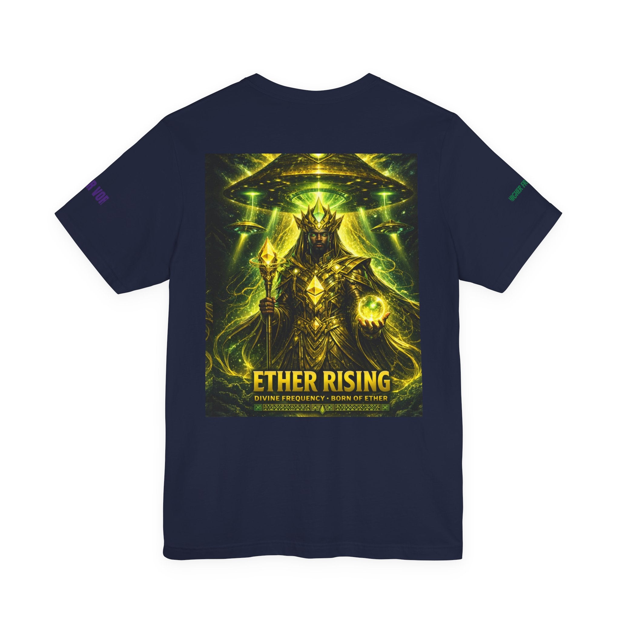 Cosmo Route / Ether Rising  ✅️✅️✅️ Tee — Cosmic Roots Collection Printify