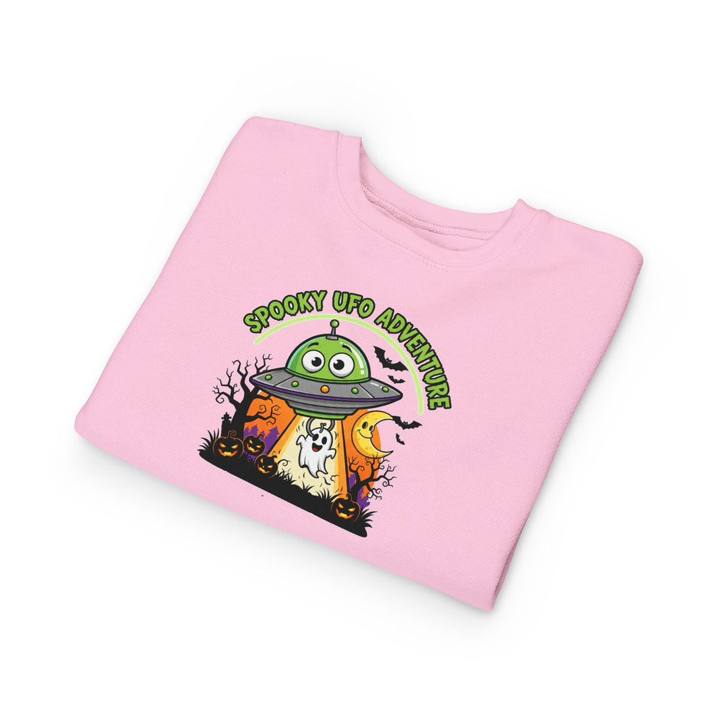 Spooky Alien Adventure Toddler Sweatshirt | Halloween Costume, Kids' Sweatshirt, Fun Apparel, Trick or Treat, Toddler Outfit