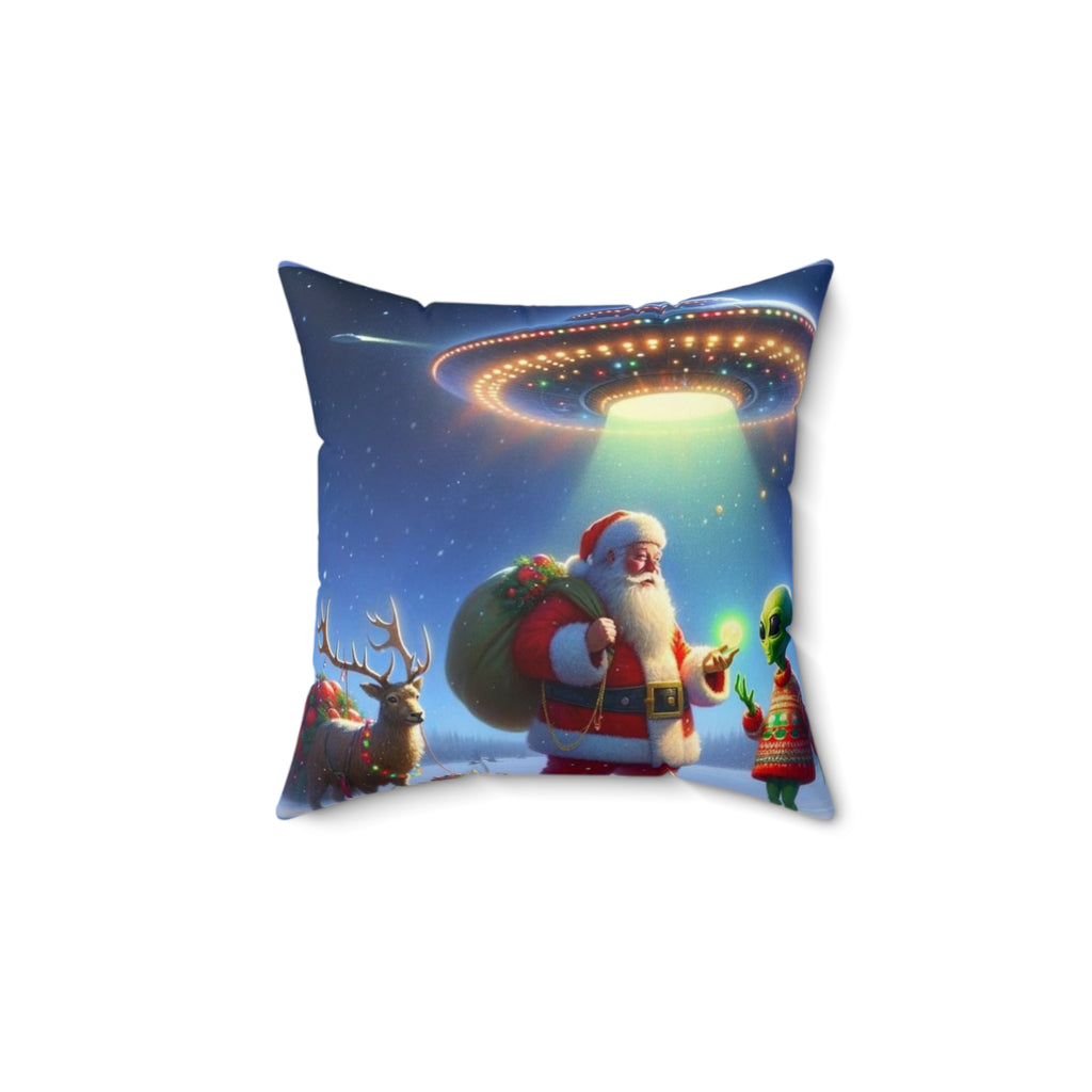 Ankh Neon Pillow — Mystical Egyptian Symbol Decorative Throw Pillow