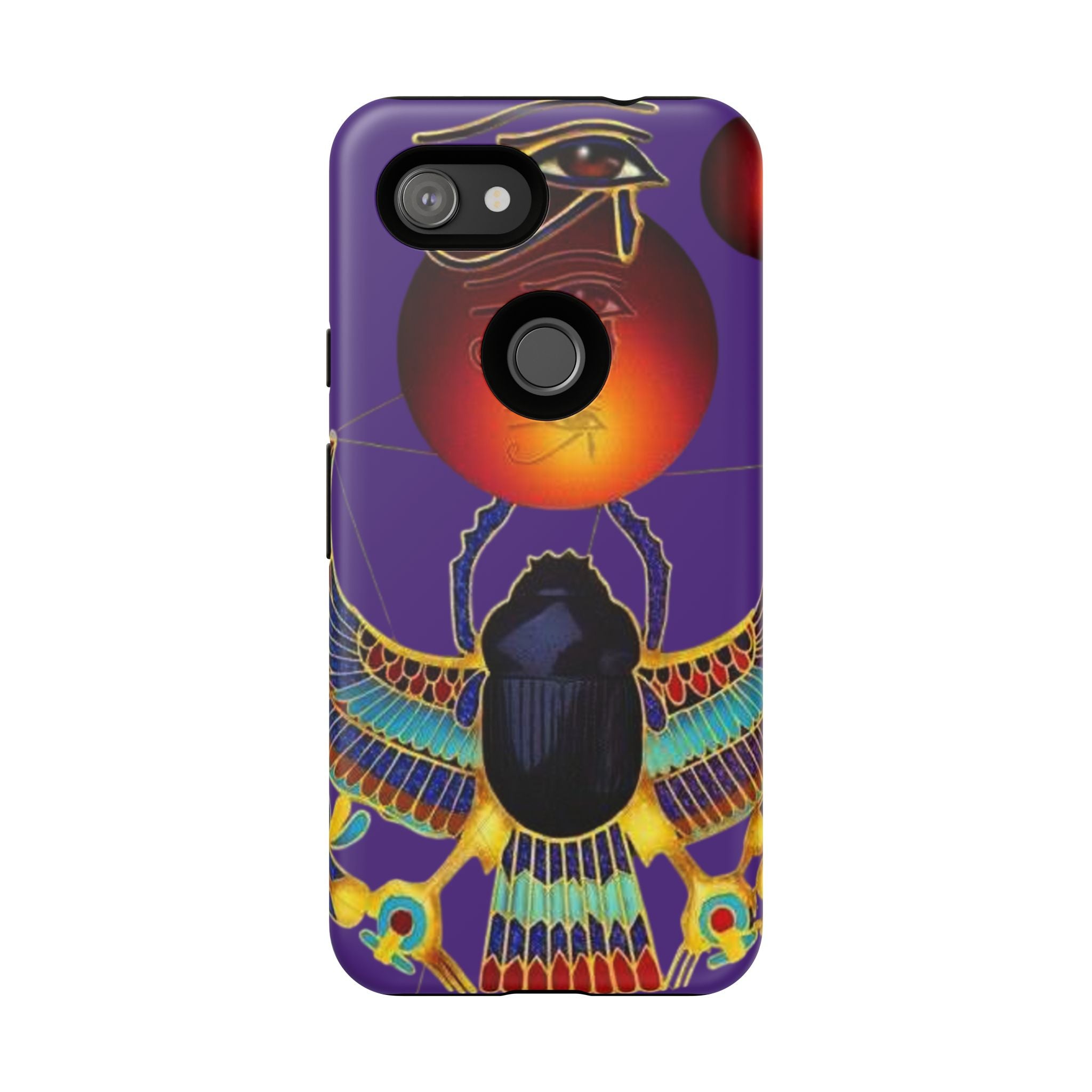 Colorful Phone Case with Egyptian-Inspired Design, Tough Cases for Gift, Phone Protection, Unique Accessories, Festival Style, Phone Cover