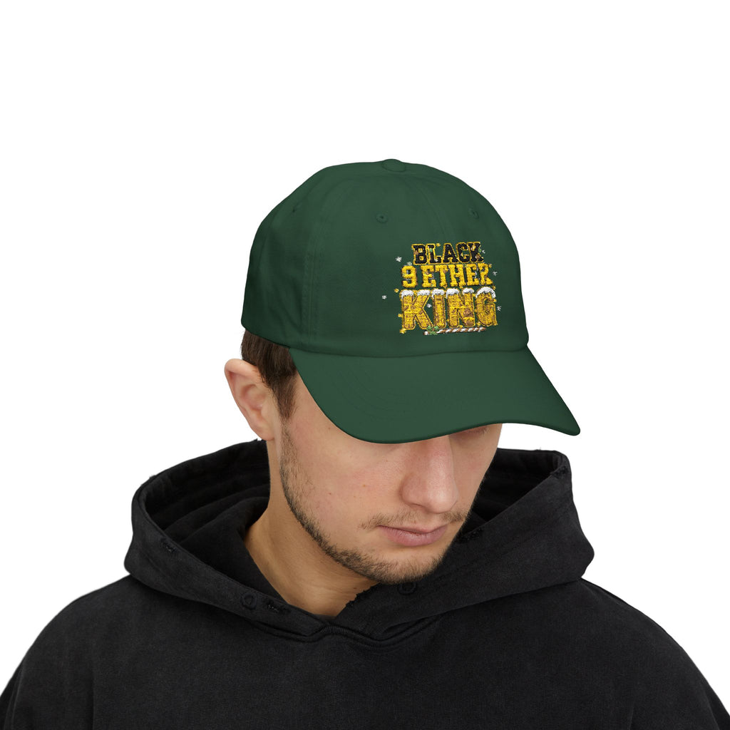 Black Father King Dad Cap — "Black Father King" Embroidered Baseball Hat