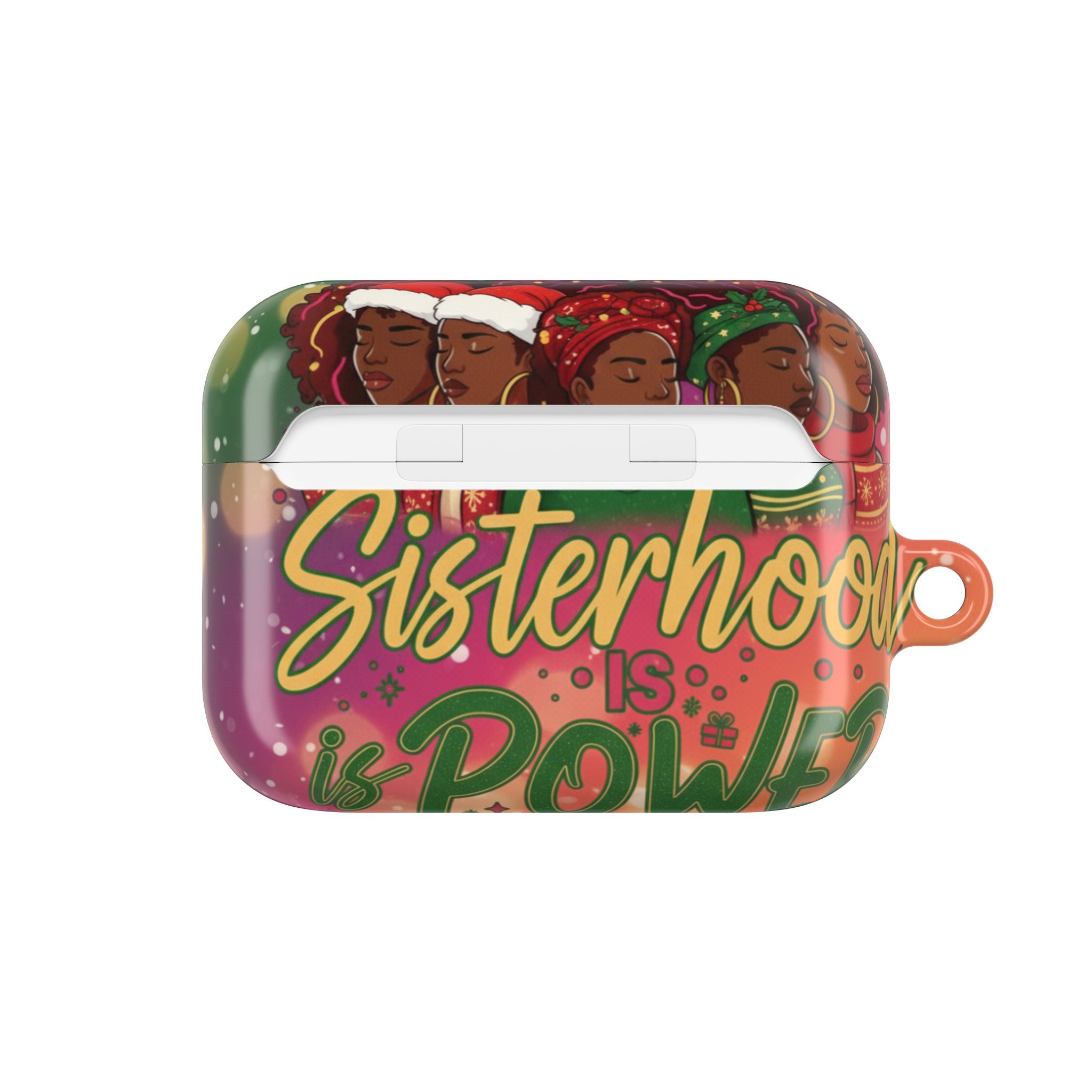 AirPod Case — "Sisterhood Is Power" Holiday African American Women Design🎁